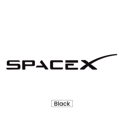 EVAAM® SpaceX Emblem Sticker for Tesla Accessories - EVAAM