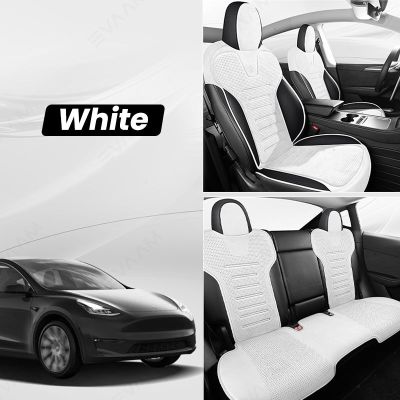 2024 Model 3 Highland EVAAM® Suede Seat Covers Set - EVAAM