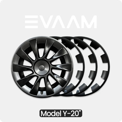 EVAAM® All-in-one Wheel Rim Protector for Tesla Model Y 20'' and Model Y 21'' Wheel(4 PCS) - EVAAM