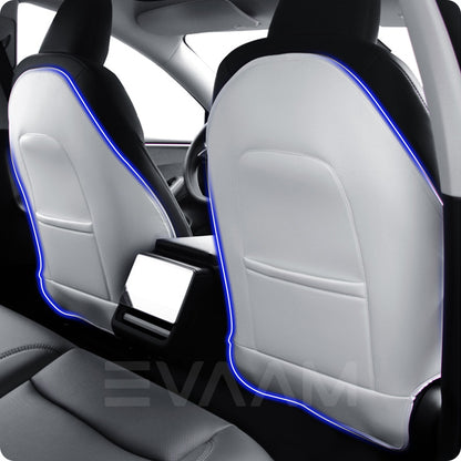 EVAAM® Seat Back Protector Anti Kick Pads for Tesla Model 3/Y [2017-2023](2Pcs) - EVAAM