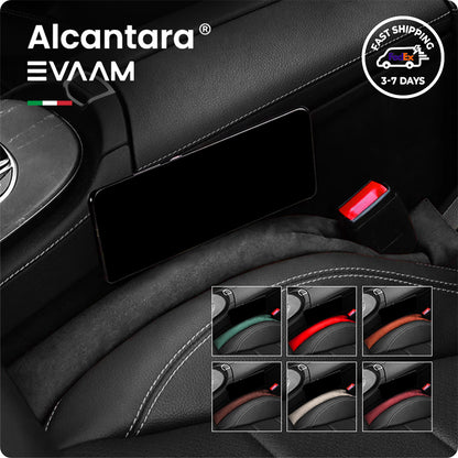Alcantara Tesla Seat Gap Filler for Model 3/Y/S/X -EVAAM ® - EVAAM