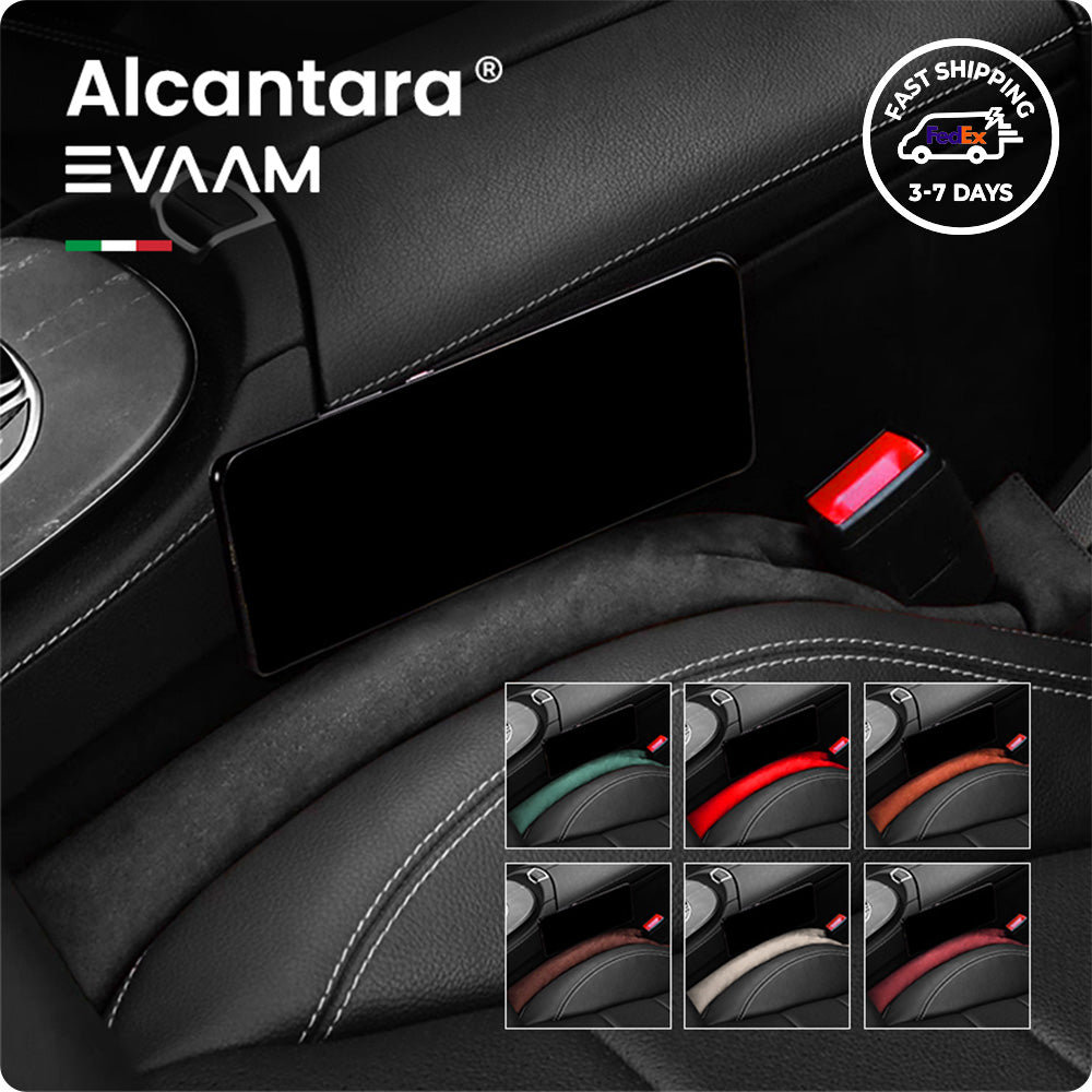 Alcantara Tesla Seat Gap Filler for Model 3/Y/S/X -EVAAM ®