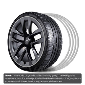 EVAAM® Aluminum Alloy Wheel Rim Protector For Tesla All Models (5 PCS) (2012-2023) - EVAAM