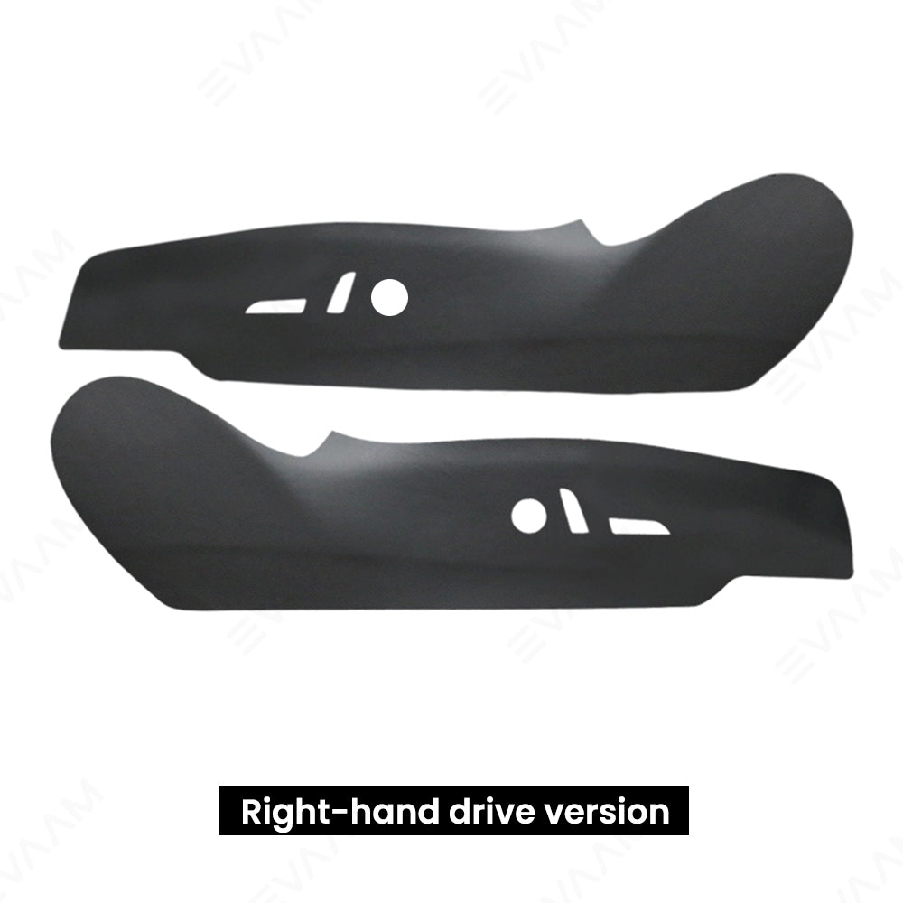 EVAAM® Seat Side Anti-Kick Leather Protection Mats - EVAAM