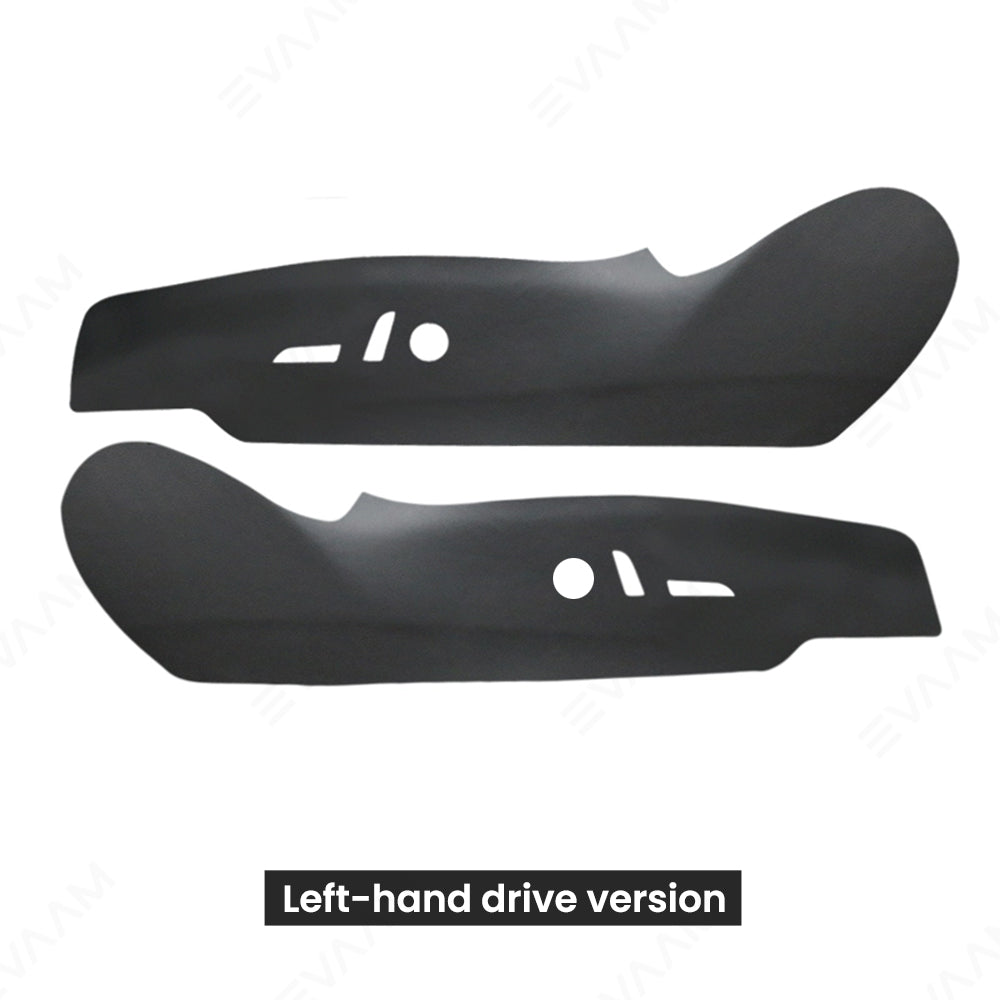 EVAAM® Seat Side Anti-Kick Leather Protection Mats - EVAAM