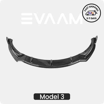 EVAAM® Front Bumper Splitter Lip Protection for Tesla Model 3 (2017-2023)