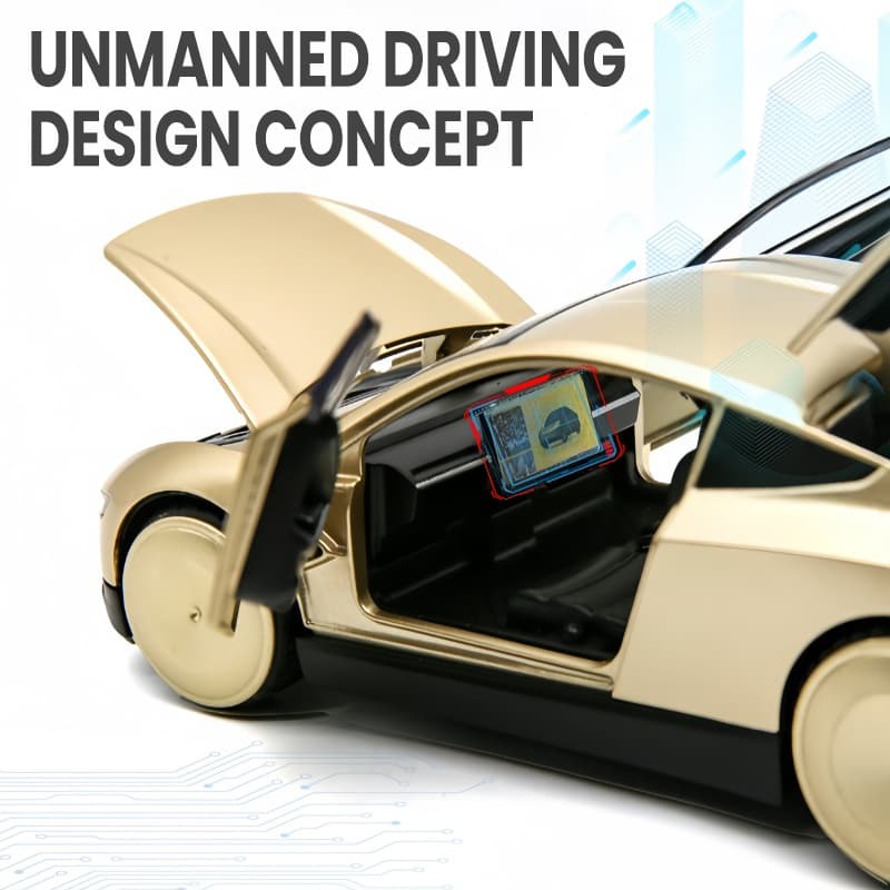 1:32 Tesla Robotaxi (Cybercab) Diecast Alloy Model Car