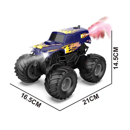 4WD Amphibious RC Stunt Car: Water Bullet Launcher, Mist Spray & LED Lights