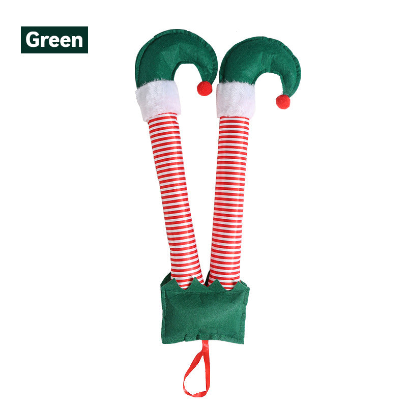 EVAAM® Trunk Santa Christmas Santa Claus Legs Decoration for Model 3/Y/S/X - EVAAM