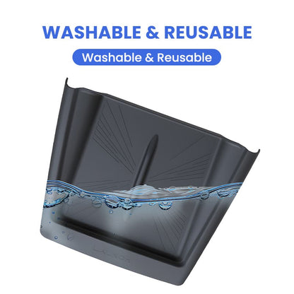 Magnetic Flip-Cover Silicone Wireless Charging Mat for Tesla Model Y Juniper 2025+ & Model 3 Highland