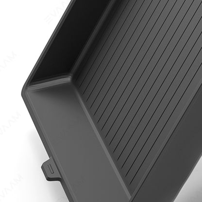 EVAAM® Center Console Organizer Tray Mat for Tesla Cybertruck 2024 Armrest Box Storage Silicone Pad