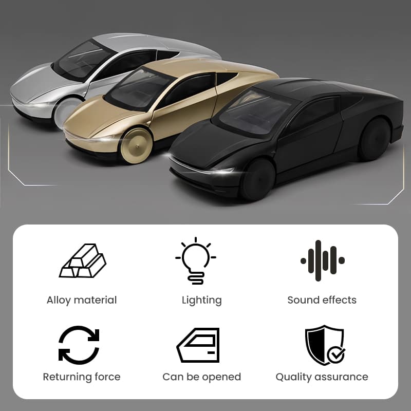 1:32 Tesla Robotaxi (Cybercab) Diecast Alloy Model Car