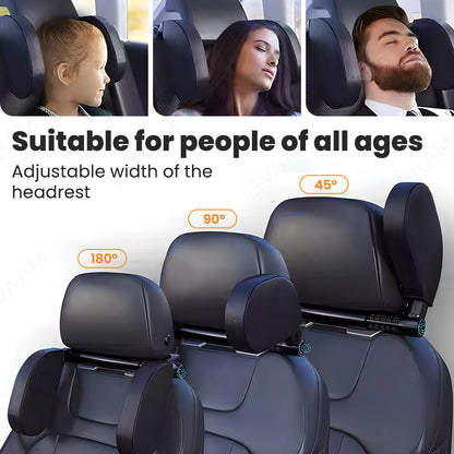 EVAAM® Removable Neck Support Car Seat Side Headrest Cushion for Tesla 3/Y/S/X - EVAAM