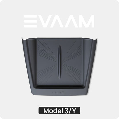 Magnetic Flip-Cover Silicone Wireless Charging Mat for Tesla Model Y Juniper 2025+ & Model 3 Highland