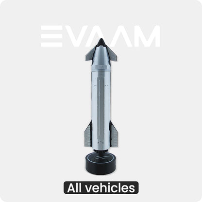 SpaceX Starship Rocket Model: Humidifier, Ornament & LED Mist Flame Effect Gift