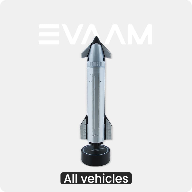 SpaceX Starship Rocket Model: Humidifier, Ornament & LED Mist Flame Effect Gift