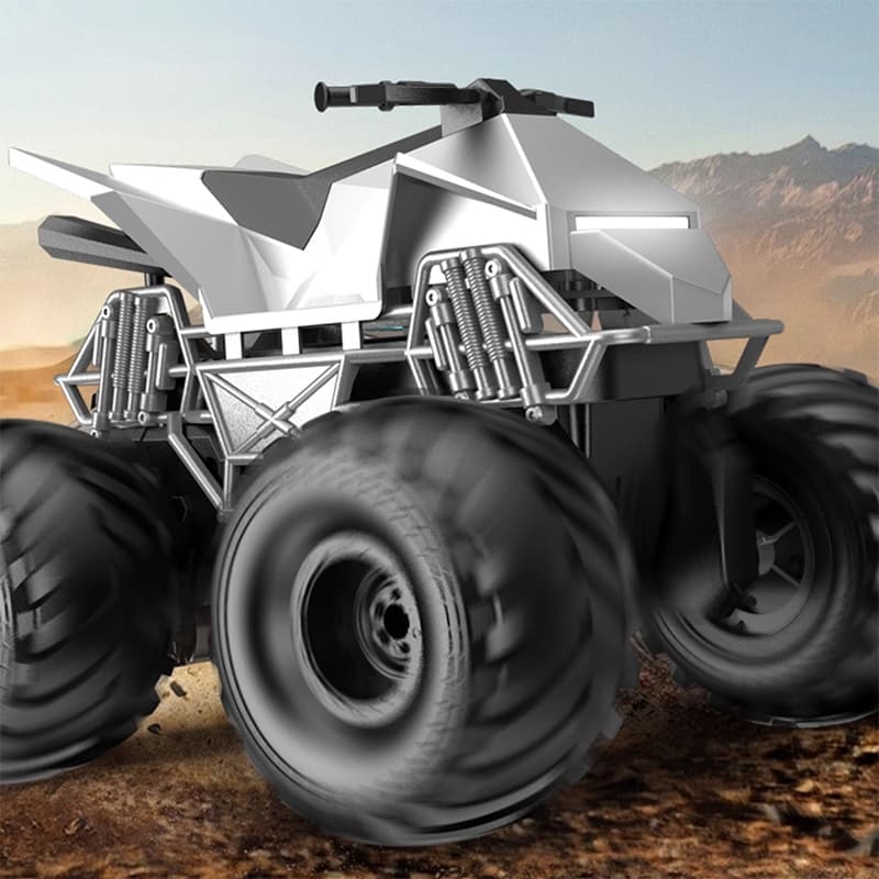 4WD Amphibious RC Stunt Car: Water Bullet Launcher, Mist Spray & LED Lights