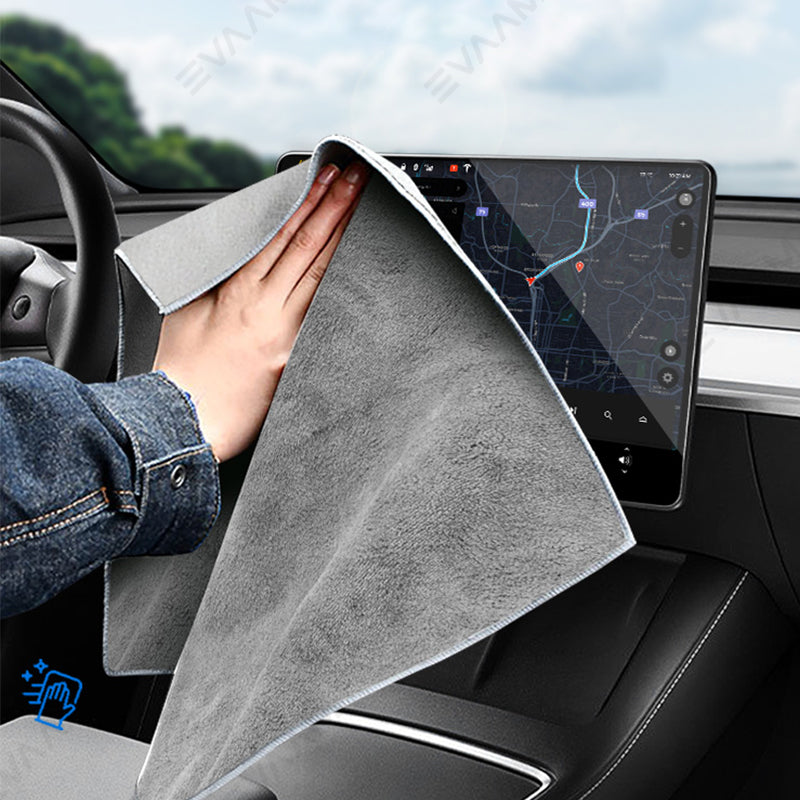 Suede Car Towel for Tesla Model 3/Y/S/X - EVAAM