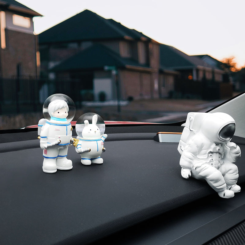 EVAAM® Astronaut & Pet Dash Space X Board Ornament for Tesla Accessories - EVAAM
