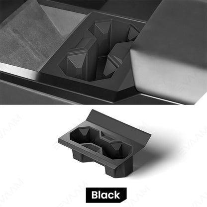 EVAAM® center console silicone water cup holder Silicone Drink Organizer Holder for Cybertruck Interior Upgrade Accessories - EVAAM
