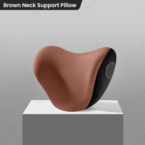 2024 EVAAM® Neck Support Pillow And Height Adjustable Lumbar Pillow Set for All Vehicle - EVAAM