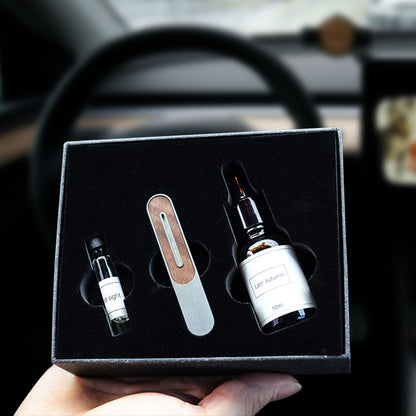 EVAAM® Alloy & Wooden Air Freshener for Tesla Model 3/Y Accessories - EVAAM