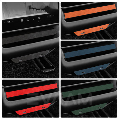 Alcantara 2 PCS Rear Air Vent Cover Sticker for Model 3 Highland