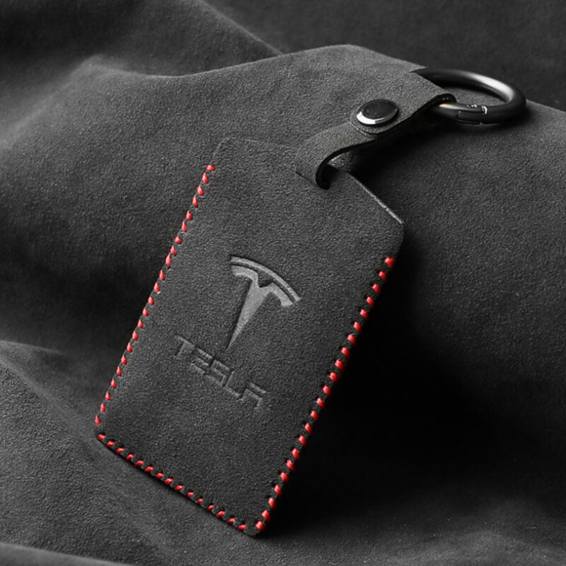 Alcantara Key Card Holder For Tesla Model 3/Y By EVAAM™ - EVAAM
