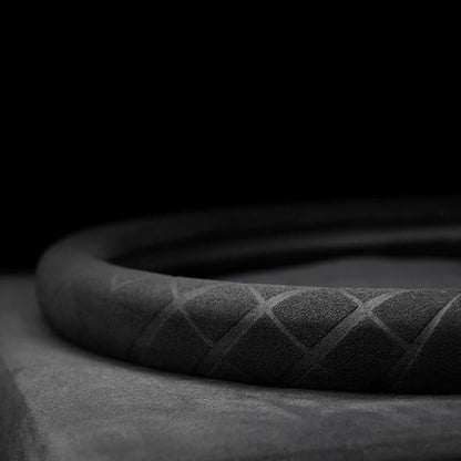 Alcantara Steering Wheel Caps Cover for Tesla By EVAAM® - EVAAM