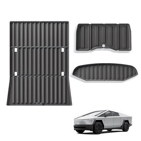 EVAAM® All Weather TPE Floor Mats Liners Set for Cybertruck