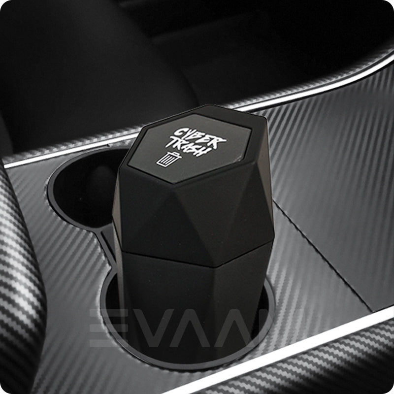 EVAAM® Car Trash Can With Lid for Tesla