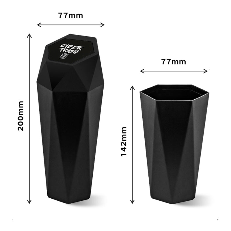 EVAAM® Car Trash Can With Lid for Tesla