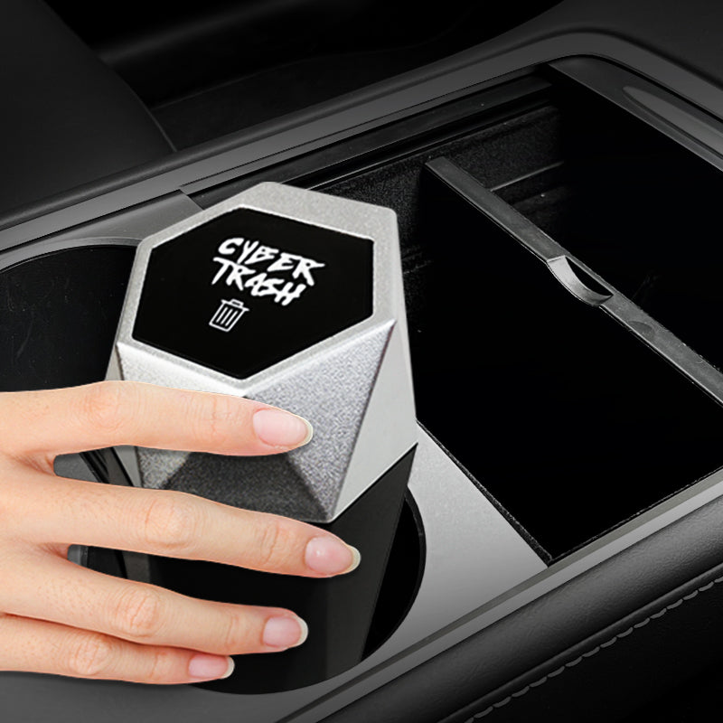EVAAM® Car Trash Can With Lid for Tesla