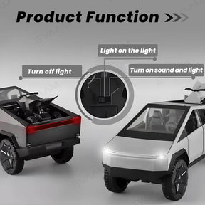 Cybertruck Model Pickup Truck 1/32 Alloy Toy Race Car
