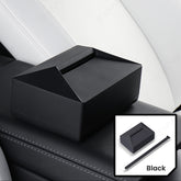 Silicone Tissue Box for Tesla Model S/3/X/Y &Cybertruck - Premium Automotive Accessory