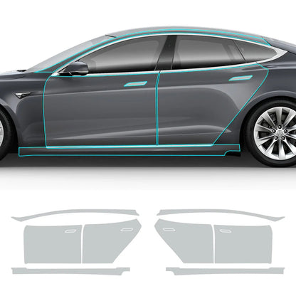 TPU Pre-Cut Invisible Full Car Paint Protection Film (PPF) for Tesla Model S (2016-2020)