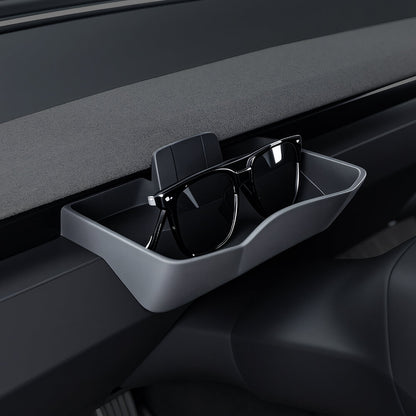 Dashboard Storage Tray & Multi-Use Holder for Tesla Model Y Juniper 2025+/Model 3 Highland 2024+