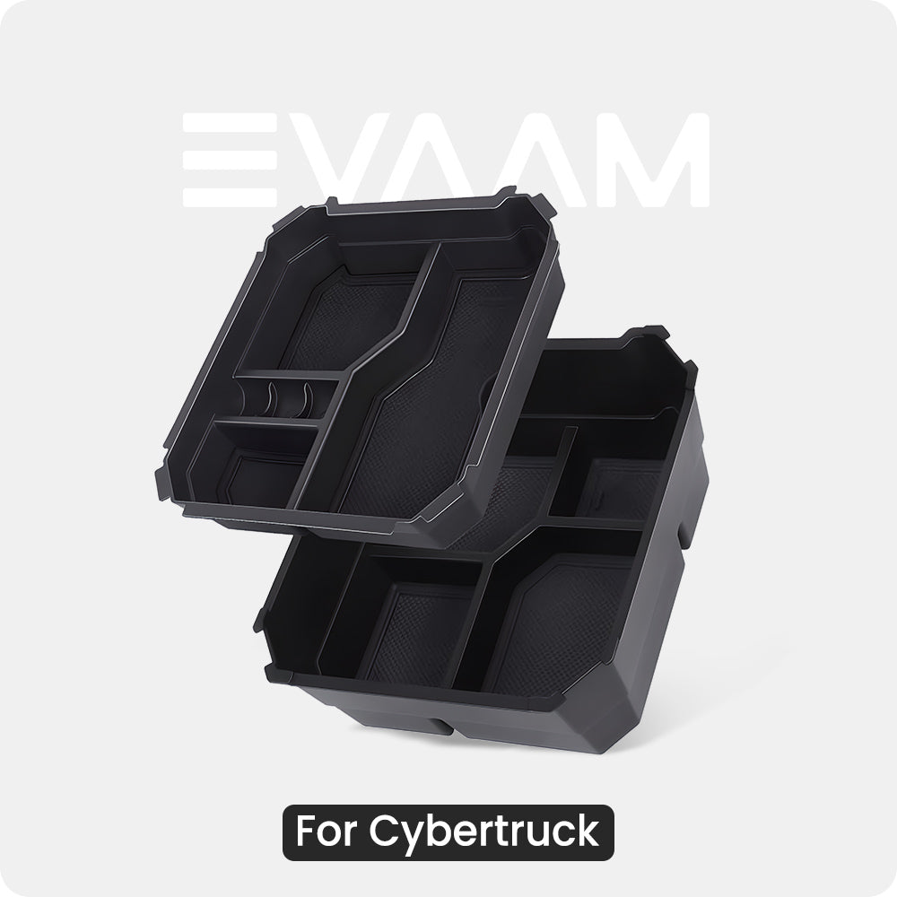 EVAAM® Double-layer center console organizer Tray for Cybertruck