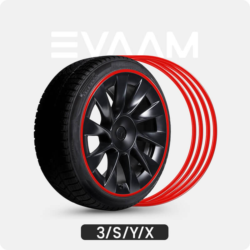 EVAAM™ UPGRADE! Wheel Rim Protector For Tesla All Models (4 PCS) (2012-2023) - EVAAM