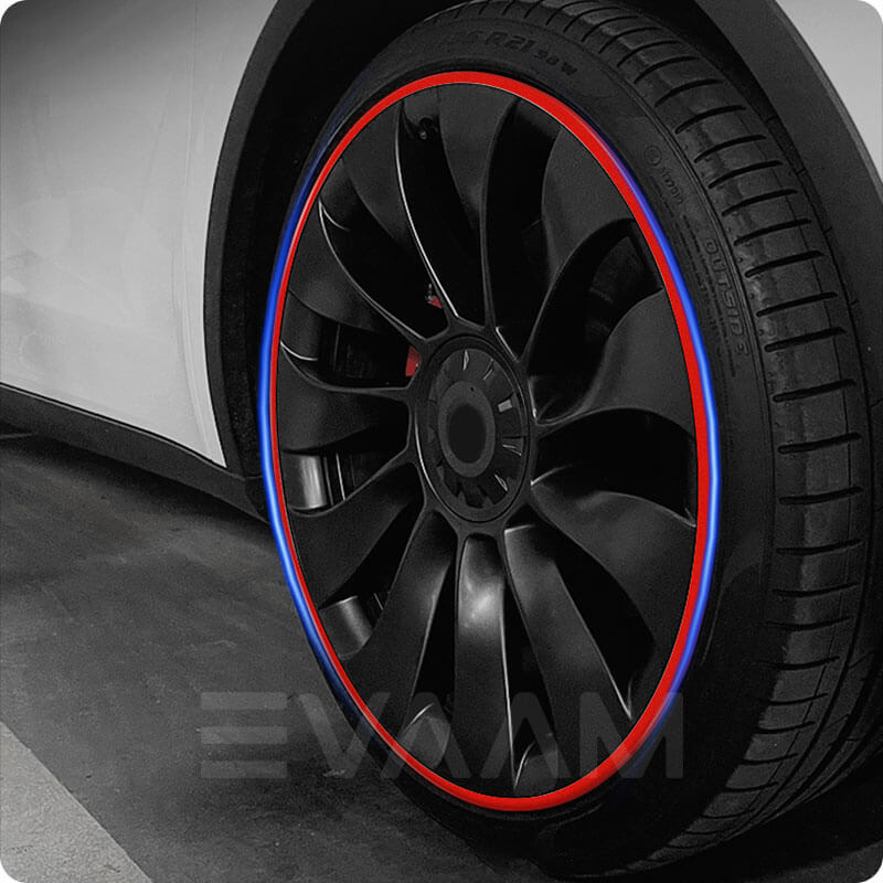 EVAAM® Aluminum Alloy Wheel Rim Protector For Tesla All Models (5