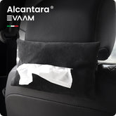 Alcantara Tissue Box for Tesla Model 3/Y By EVAAM™ - EVAAM