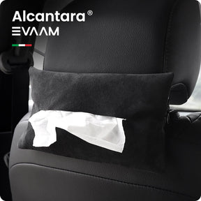 Alcantara Tissue Box for Tesla Model 3/Y By EVAAM™ - EVAAM