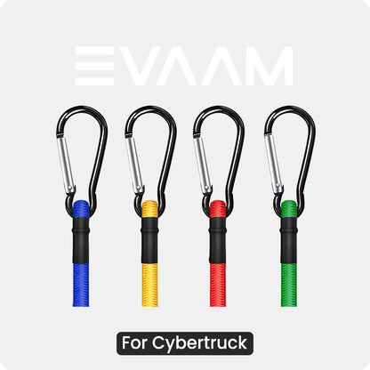 EVAAM® Bungee Cords With Hooks Bungee Straps for Cybertruck Bed - EVAAM