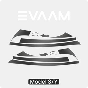 EVAAM® Glossy Black Pillar Delete Kit for Tesla Model 3/Y