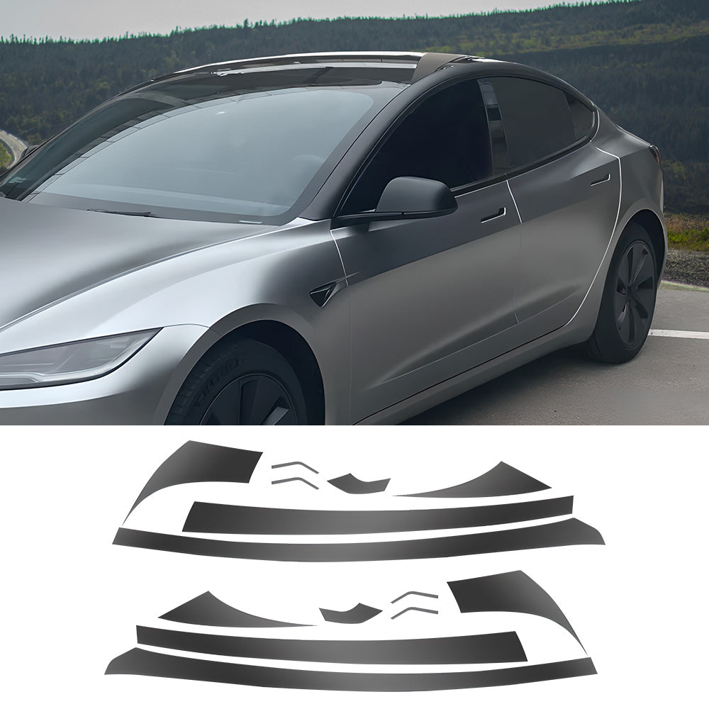 EVAAM® Glossy Black Pillar Delete Kit for Tesla Model 3/Y