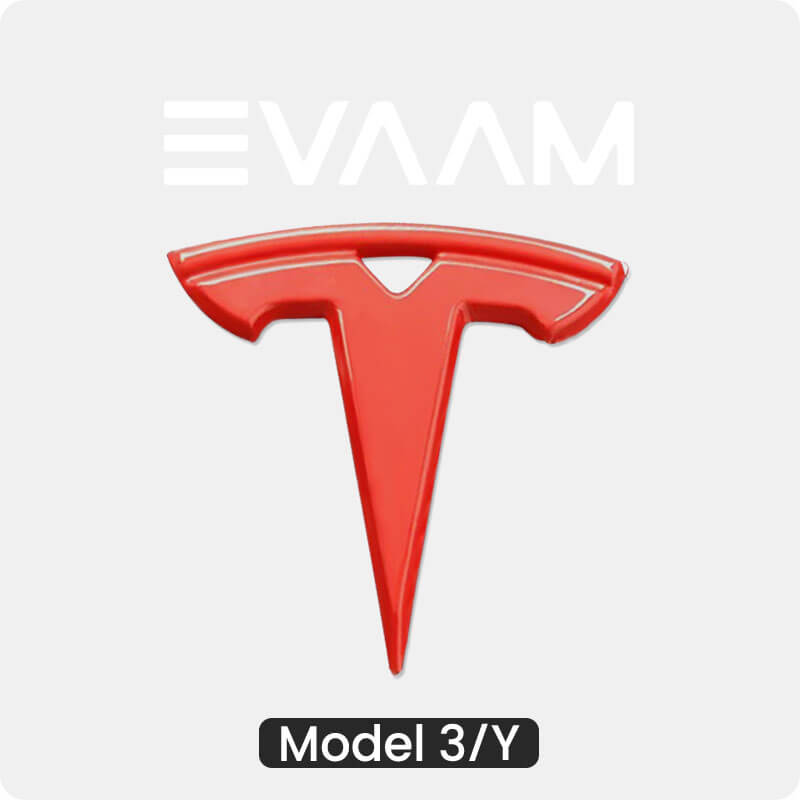 EVAAM™ Logo Covers Set For Model 3/Y Accessories - EVAAM