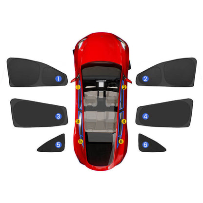 EVAAM® Privacy and Thermal Insulated Curtains for Model Y Accessories - EVAAM