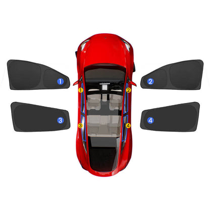 EVAAM® Privacy and Thermal Insulated Curtains for Model Y Accessories - EVAAM