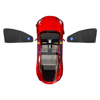 EVAAM® Privacy and Thermal Insulated Curtains for Model Y Accessories - EVAAM