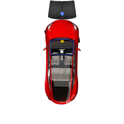 tesla model y windshield dimensions